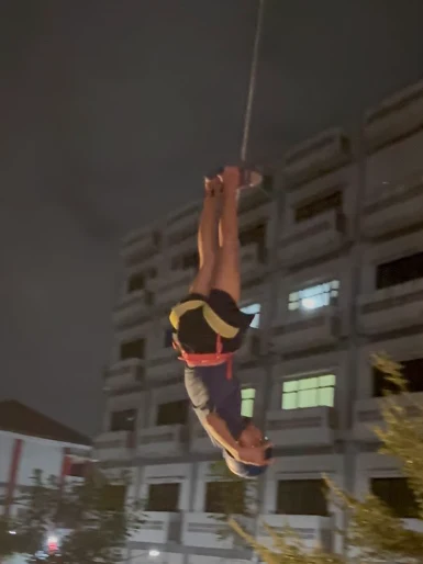 Kegiatan latihan rutin wall climbing dan SRT(Single Rope Technique) yang dilakukan setiap hari Rabu.