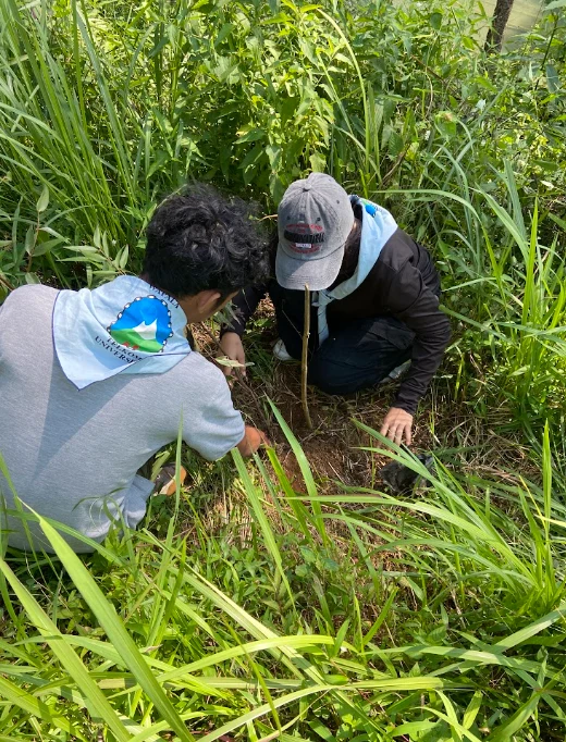 Kegiatan penanaman pohon yang diadakan oleh Wipala dalam rangka peringatan HUT ke-33.