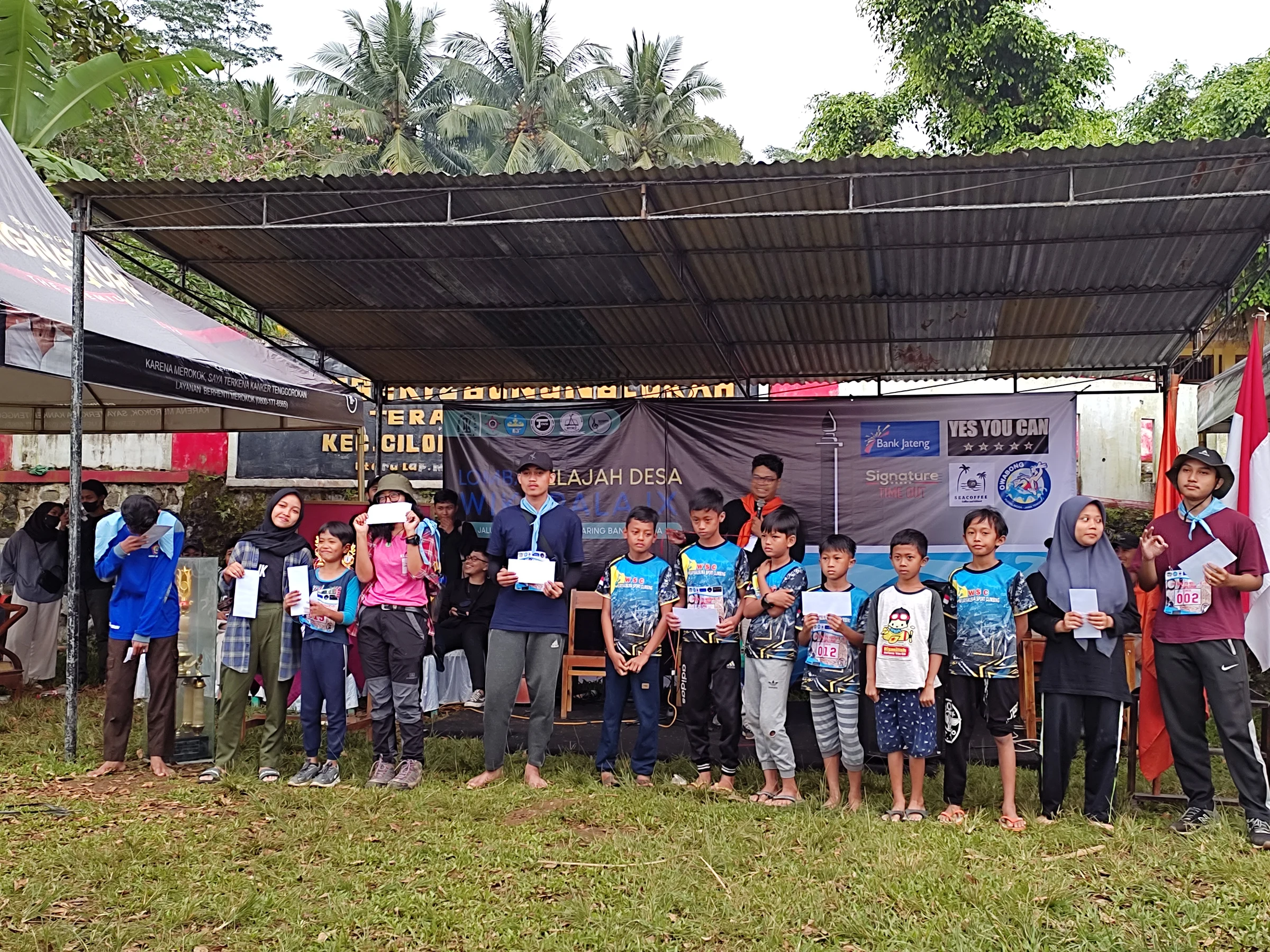 Dokumentasi kegiatan Lomba Jelajah Desa Wikupala ke-IX